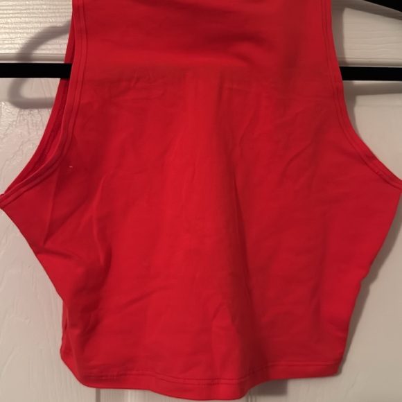 U.S.A. Crop Top Size L Color Orange - Picture 6 of 8